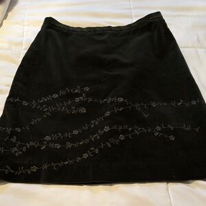 J Crew Elegant Embroidered Skirt